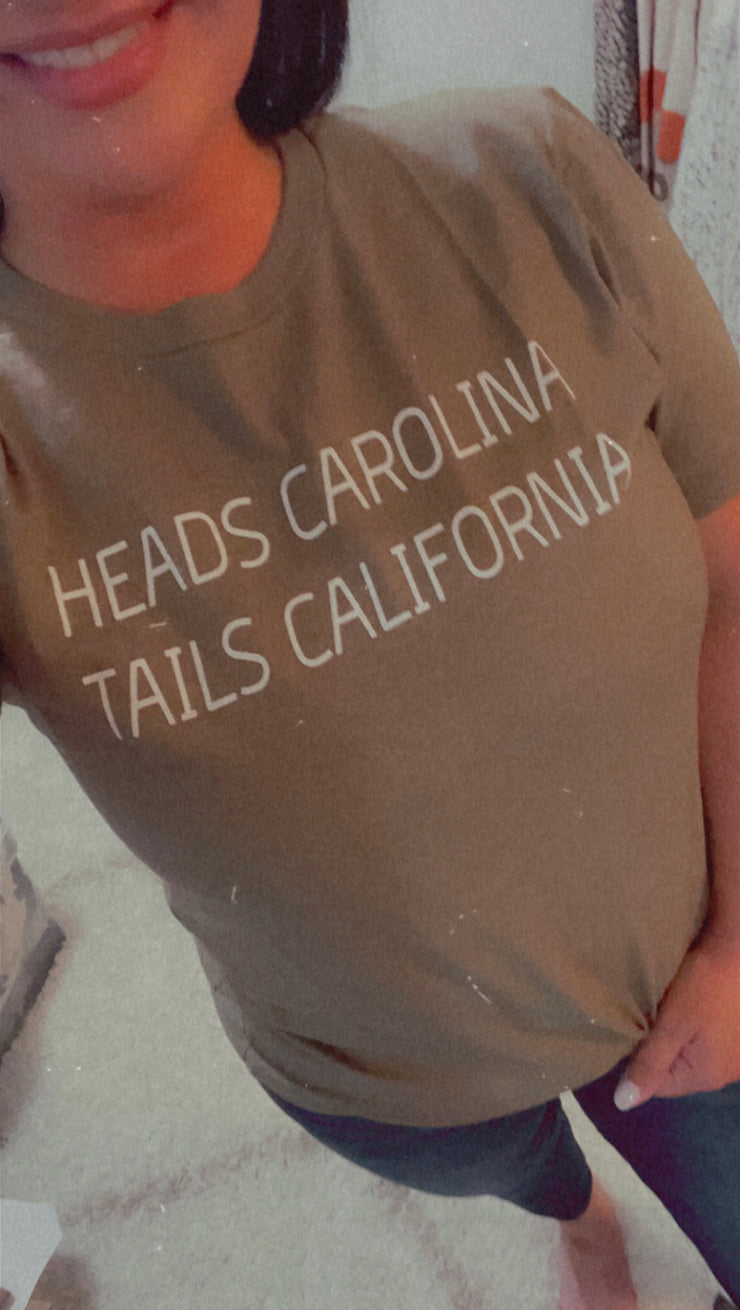 Heads Carolina Tails California